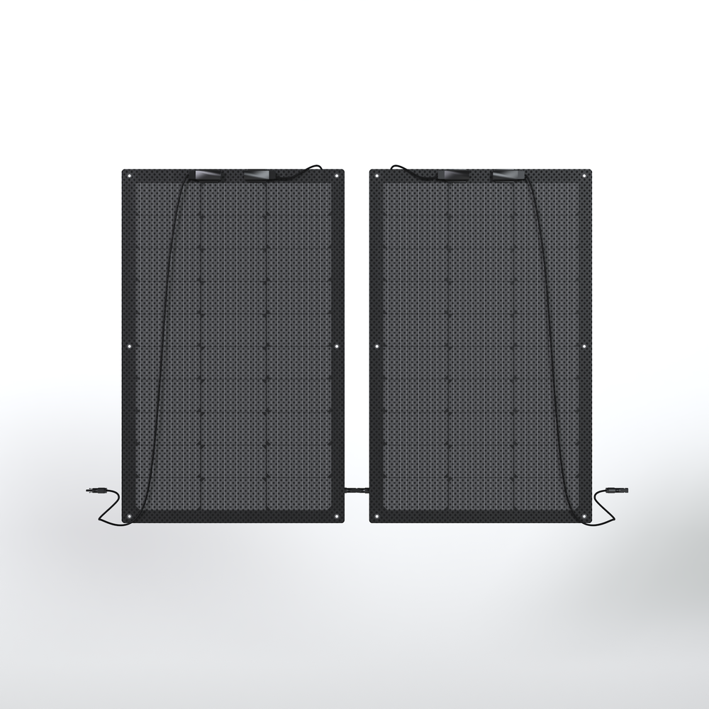 Dual 100W Solar Power Kit – Compact & Versatile Solution